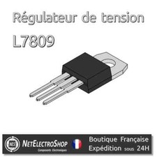 1x Régulateur de Tension +9V