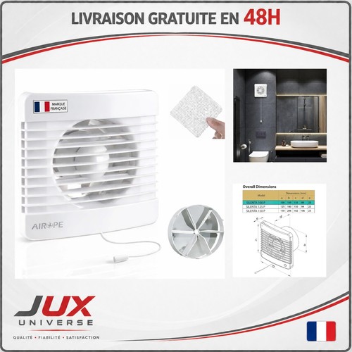 Extracteur air vmc - extracteur, 100mm