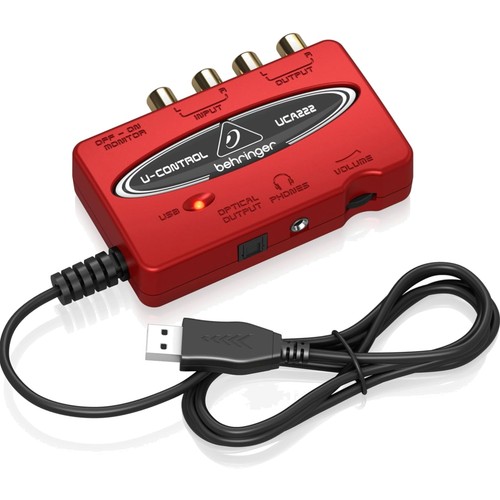 Interface audio usb 2x2 - usb, rca