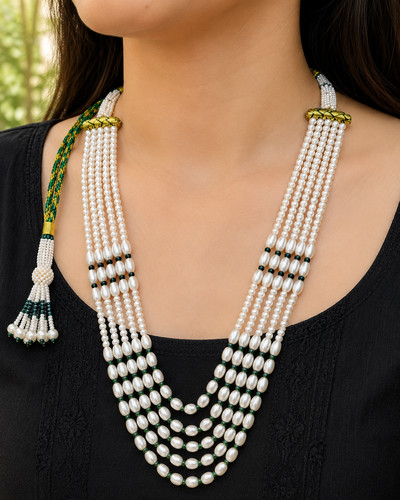 Collier superposé jade