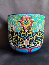 Longwy / Cache-pot en émaux