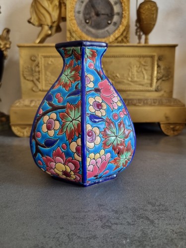 Vase faïence longwy 6 - longwy, à