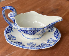 Saucière en faïence , décor