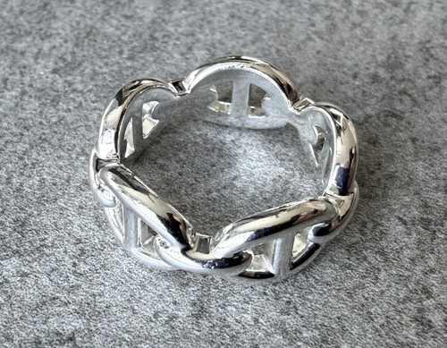 Bague hermes neuve argent - bague,