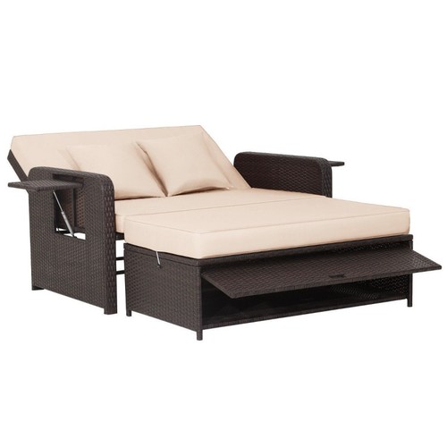 Ensemble jardin rotin - ensemble, en