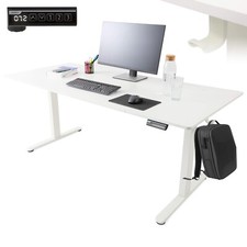 AREBOS Bureau électrique 160 x 80 cm réglable en hauteur avec fonction mémoire