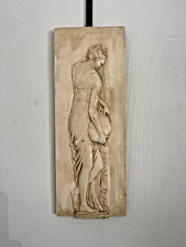 Ancien Mural Bas Relief Nymphe