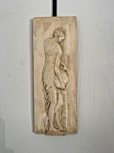 Ancien mural bas - relief, nymphe