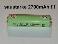 2 X Batterie de Rechange pour Wella Contura HS40 HS41 Tondeuse 2700mAh Promo