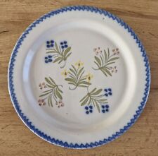 ANCIENNE ASSIETTE  EN FAIENCE DE CHAROLLES -  DEBUT XXEME