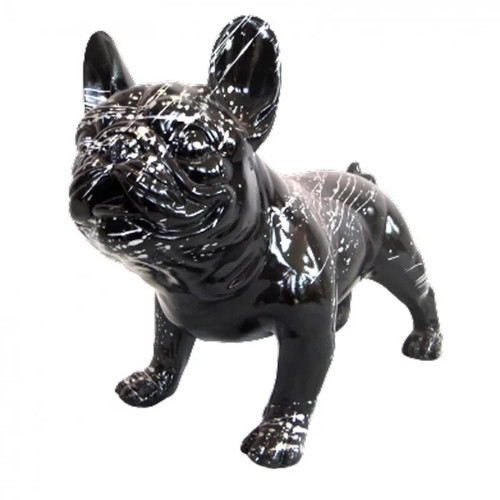Statue chien résine - statue, en