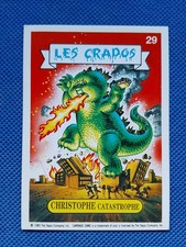 Les Crados / Carte numéro 29 en bon état  / French Garbage pail kids.