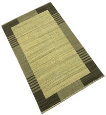 Tapis 100% Laine Gris Beige