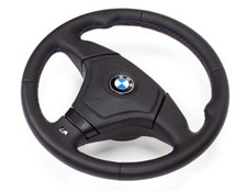 Cuir Volant Cuir pour BMW M3 E46 Volant Avec Airbag