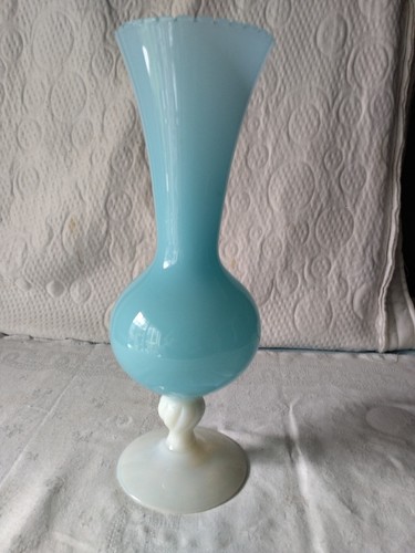 Vase ancien opaline - ancien, bleue