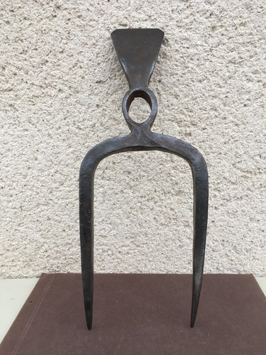 Ancien croc jardinage fer - ancien, de