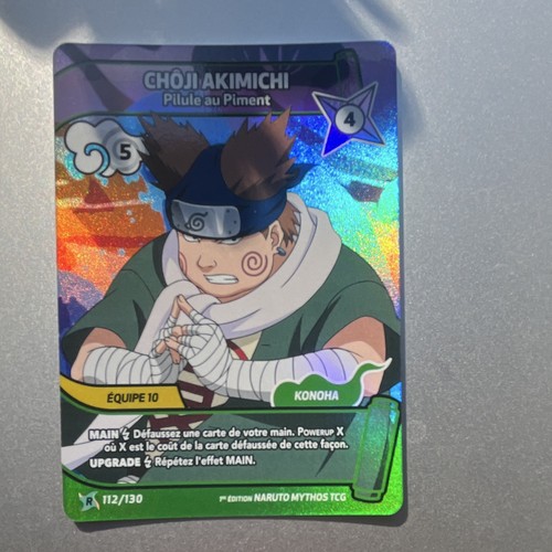 Naruto mythos 1st édition tcg - naruto,