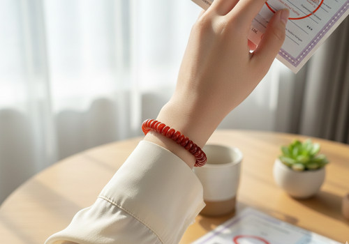 Agate sud rouge bracelet - bracelet, 20cm