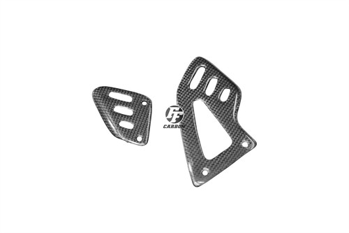 Platines repose pieds carbone - platines, repose-pieds