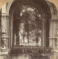 ALLEMAGNE Berlin Jardin Kroll Garden Photo Stereo Vintage 1896