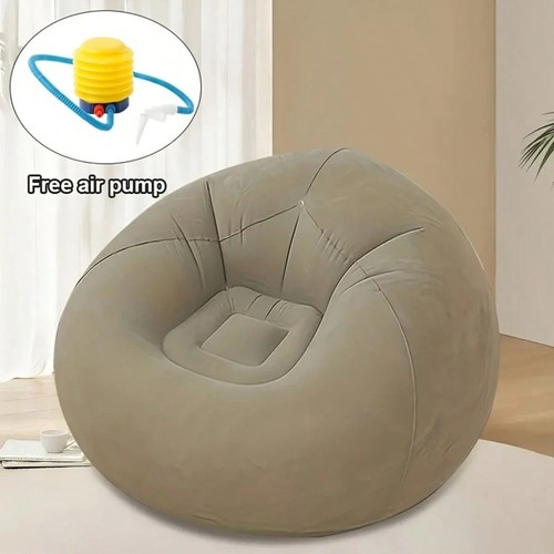 Large grey inflatable - grey, bean
