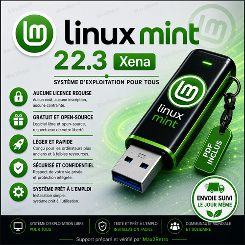 Clé usb linux mint - usb, 22.3
