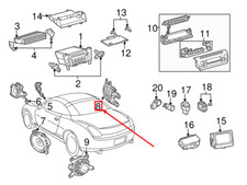 Haut-parleur arrière gauche