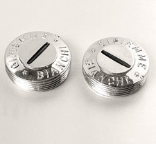 2x Bouchons Poussière Pédalier Gipiemme Blancs NOS Dust Housse Crankset Nouveau