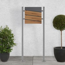 Boîte aux lettres sur 2 pieds