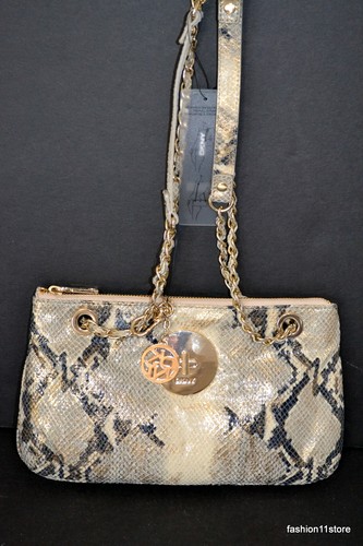 Dkny metallic python handbag - metallic,