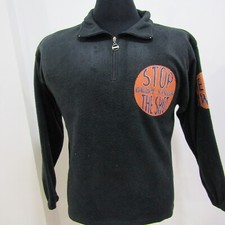 Best Polaire Men’s ¼ Zipped Fleece Collared Black Chest Size46/48 UK XL Sku 8256