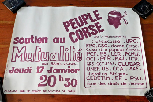 Ancien affiche peuple - affiche,