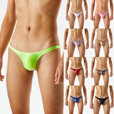 Slip G-String Pour Homme Sous-Vêtement Bikini Culotte Sexy Avec Poche /