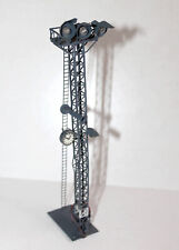 VERY RARE! PYLON LIGHTING + SOUND SPEAKER STATION YARD ELECTRIFIED CLOCK