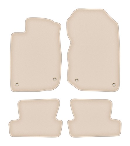Tapis sol velours beige - tapis,