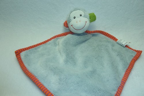 Doudou singe plat - plat, etat