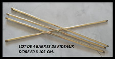 Lot de 4 barres de rideaux