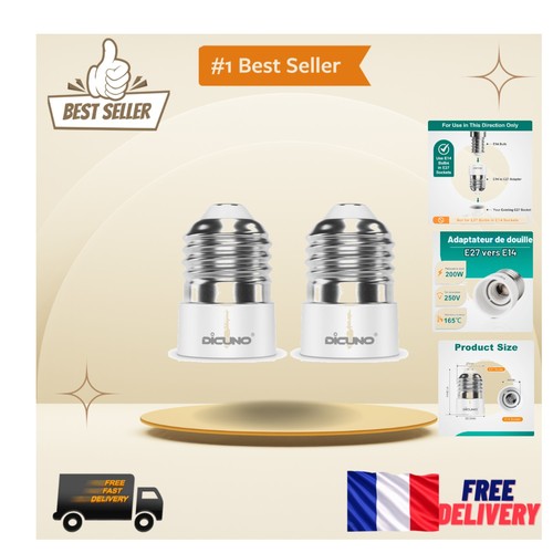 Adaptateur douille e27 vers - douille,