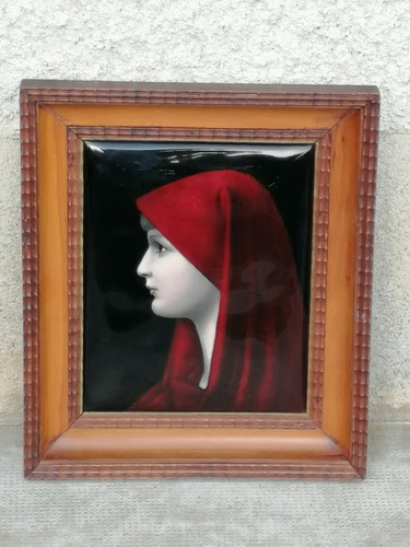 Plaque limoges cuivre - plaque,