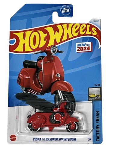 Hot wheels vespa red - hot,