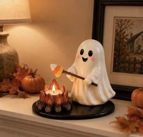 Porte bougie halloween - porte,
