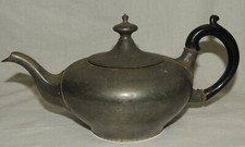Théière ancienne Métal argenté 19th SHAW & FISHER - SHEFFIELD Suffolk