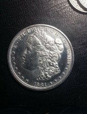 RARE VEND BELLE PIÈCE 1 DOLLAR MORGAN 1881 EN ARGENT