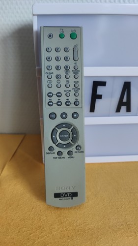Sony dvd remote - dvd, control