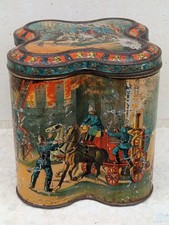 POMPIERS - boite 1892 biscuits