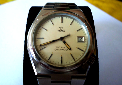 Montre yema quartz tout acier - yema,