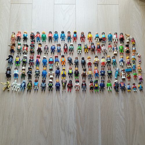 Playmobil lot 107 figurines - lot,