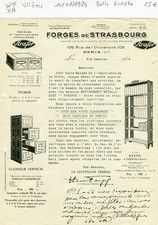 Paris VIIth 109 Rue de l'Université - Belle Entête Office Furniture from 1924