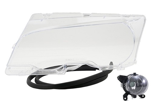 Verre phare pour bmw e46 - phare,