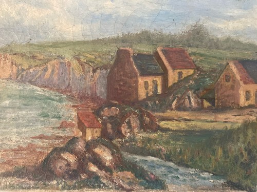 Très belle peinture paysage - très,